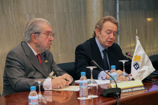 Ignacio Para y Salvador Arribas, presidente y secretario general de la Fundacion